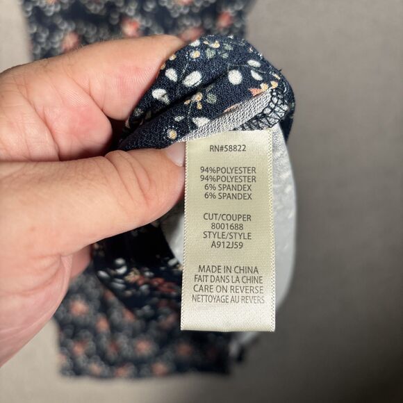 Max Studio Maxi Dress Size S Floral Empire Waist Cottage Ditsy Romantic Feminine - Picture 13 of 16